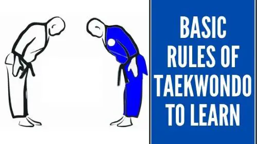 Taekwondo rules